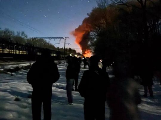Росіяни активізували удари по пасажирським потягам. Фото зі сторінки Олександра Перцовського
