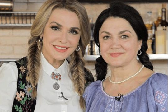 Ольга Сумская с сестрой