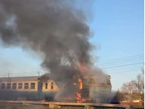 Дрон потрапив тепловозом у хвості поїзда, фото прокуратура