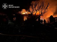 «Шахеди» атакували житлову забудову Запоріжжя. Фото ДСНС