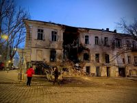 В Одесі «Шахед» зруйнував житлову двоповерхівку. Фото МВА