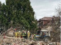 Зруйноване місто в Україні
