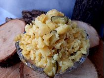 Картопляний салат із солоними огірками, фото Елли Іванової