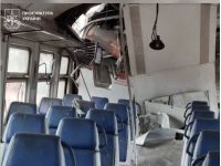 Дрон оккупантов ударил по электричке, фото прокуратура