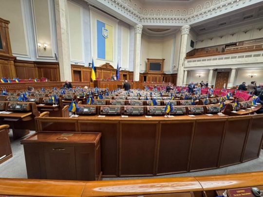 Сессионный зал ВР утром 25 марта. Фото Алексея Гончаренко