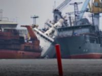 Украина нанесла удары по ледоколу Пурга - Фото: Генштаб ВСУ
