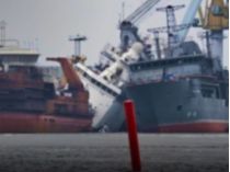Украина нанесла удары по ледоколу Пурга - Фото: Генштаб ВСУ