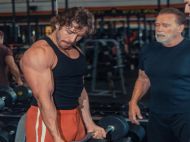 Шварценеггер показал, как занимается спортом со&nbsp;своим сыном