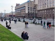 Люди на Хрещатику