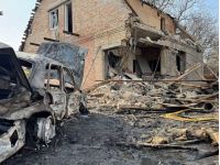 Російський дрон зруйнував дім Даші Євтух. Фото з соцмережі