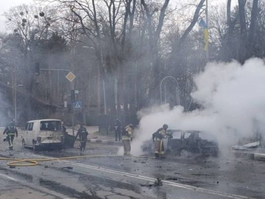 Комбіновані удари по Житомирщині та Харкову 3 квітня&nbsp;— Фото: Харківська ОВА