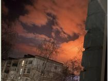 В Кстово горит НПЗ, фото соцсети