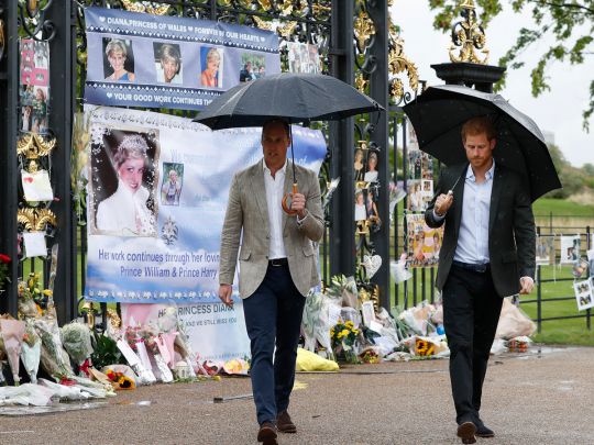 Принцы Уильям и Гарри, Getty Images