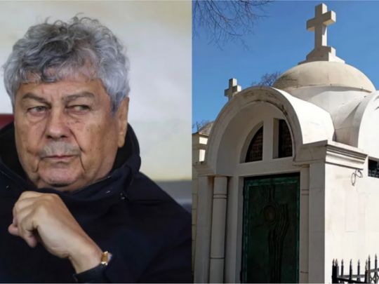 Мірча Луческу та його сімейний склеп 