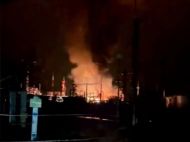 Беспилотники подожгли важную нефтеперекачивающую станцию в&nbsp;Краснодарском крае рф (видео)