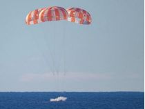 Астронавты вернулись на Землю, фото из открытых источников