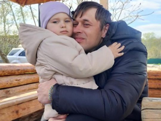 Виталий Андрейченко с дочерью
