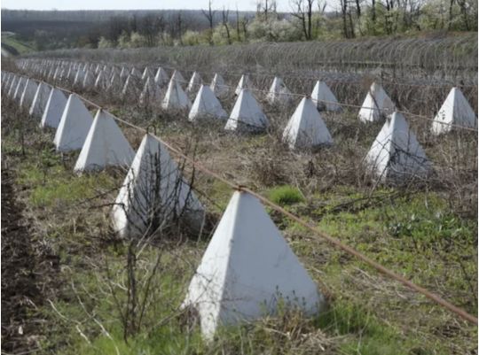 На границе установлены зубы дракона и рокадные дороги, фото ОК "Запад"