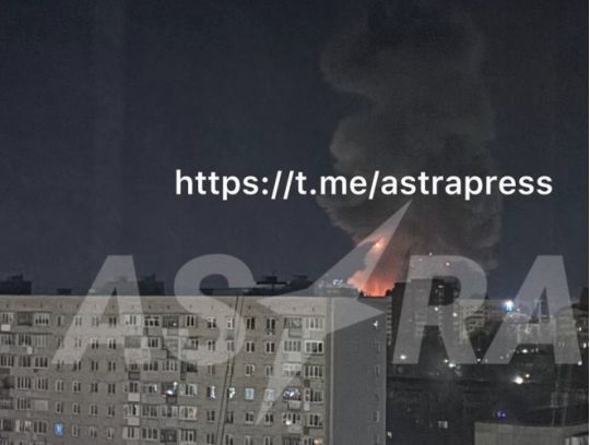 Пожар на военном заводе в Чебоксарах, фото соцсети