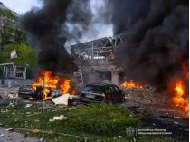 Наслідки удару по Запоріжжю. Фото ОВА