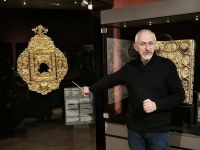 Начальник науково-дослідного відділу Скарбниці Національного музею історії України Юрій Полідович. Фото Ігоря Осипчука 
