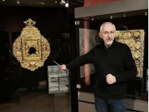 Начальник науково-дослідного відділу Скарбниці Національного музею історії України Юрій Полідович. Фото Ігоря Осипчука 