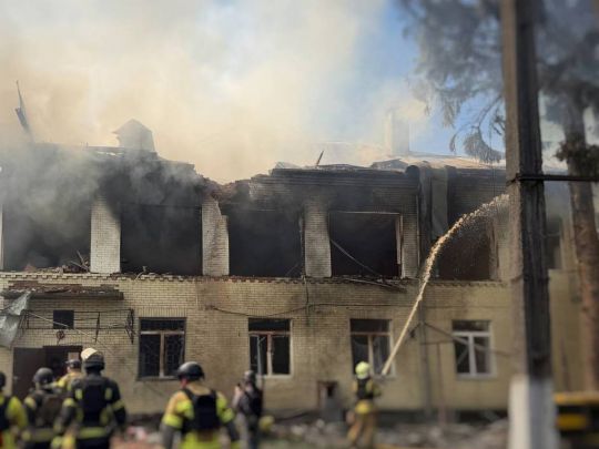 Росіяни вдарили по центру Сум 6 травня. Фото Сумської МВА