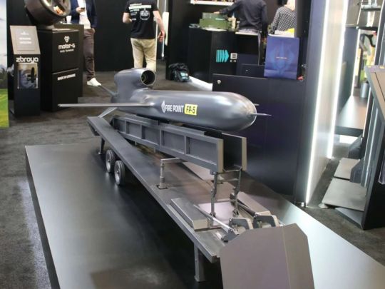 Українська Fire Point презентувала крилату ракету FP-5 Flamingo у Стамбулі&nbsp;— Фото: Army Recognition Group