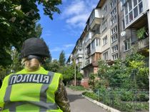 У Києві погрожували підірвати будинок у Шевченківському районі&nbsp;— Фото: Нацполіція України