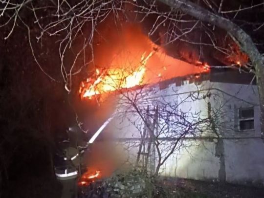 Росіяни в ніч проти 13 квітня атакували дронами Україну&nbsp;— Фото: Дніпропетровська ОВА