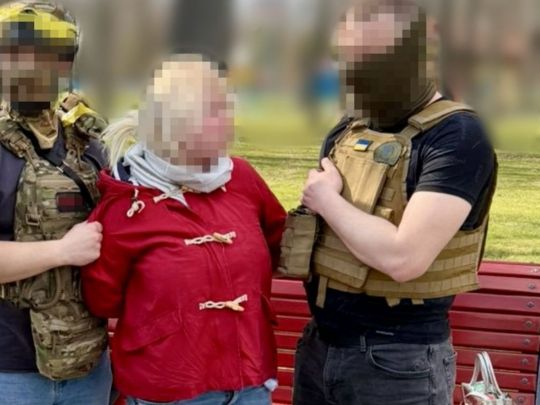 Агент Росії вела пряму трансляцію удару по Харкову&nbsp;— Фото: СБУ