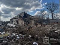 Армия России обстреляла Богодухов, фото ОВА