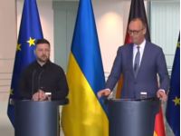 Фрідріх Мерц та Володимир Зеленський. Фото&nbsp;— скріншот