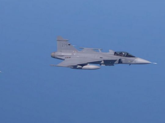 Gripen для Украины: Зеленский показал истребители для ВСУ (видео)