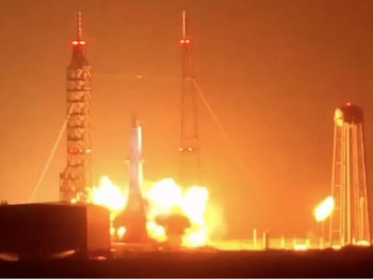 Ракета взорвалась во время тестов, фото скриншот видео