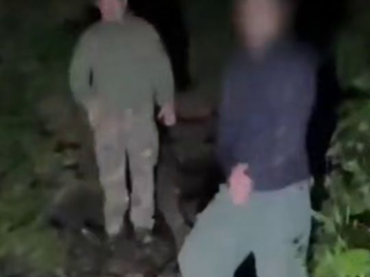 На кордоні з Румунією спіймали ухилянта&nbsp;— Фото: скріншот відео