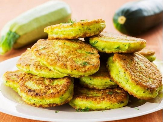 блинчики из кабачков и цветной капусты