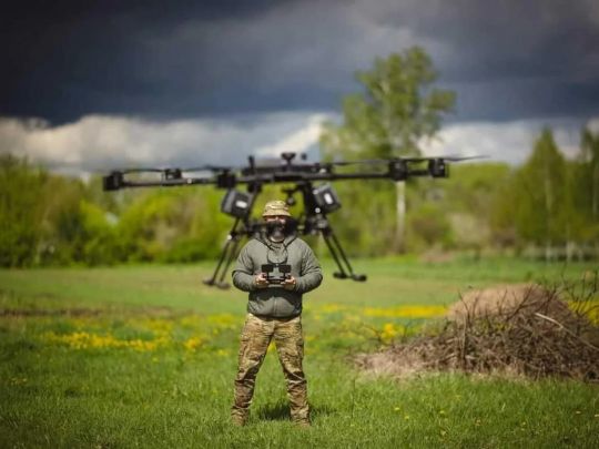 Багатофункціональна розвідувальна рота США експериментує з технологіями застосування дронів. Фото Генштабу ЗСУ