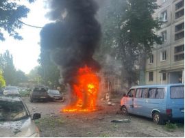 Росіяни обстріляли Запоріжжя&nbsp;— Фото: Запорізька ОВА