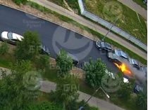 У Підмосков'ї вибухнув автомобіль&nbsp;— Фото: скріншот