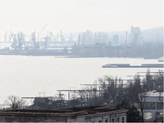 ВСУ ударили по порту в оккупированном Мариуполе, фото из открытых источников