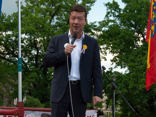 Голова чеської партії SPD Томіо Окамура. Фото&nbsp;— Wikipedia