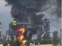 У Краснодарському краї РФ палає нафтобаза, фото соцмережі
