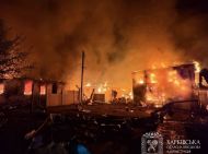 Дрони ворога масовано атакували Балаклію на&nbsp;Харківщині (фото)