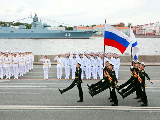 Головний військово-морський парад росії у санкт-петербурзі не відбудеться і в цьому році