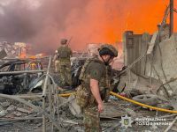 Зруйнований будинок у Полтаві. Фото ГУ НП у Полтавській області 