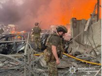 Разрушенный дом в Полтаве. Фото ГУ ЧП в Полтавской области 