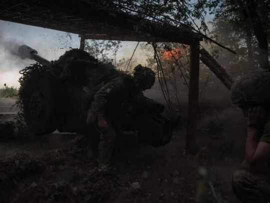 Украинские военные 
