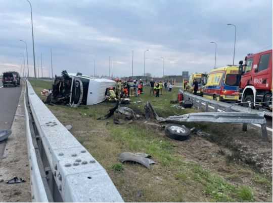 У Польщі ДТП із українцями, фото https://www.rmf24.pl/