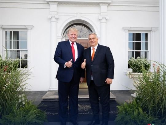 трамп и орбан
